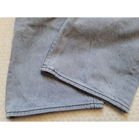 EUC Levi's 501 Button Fly Jeans White Oak Cone Denim Blue Straight Leg 42x28 - Picture 9 of 9